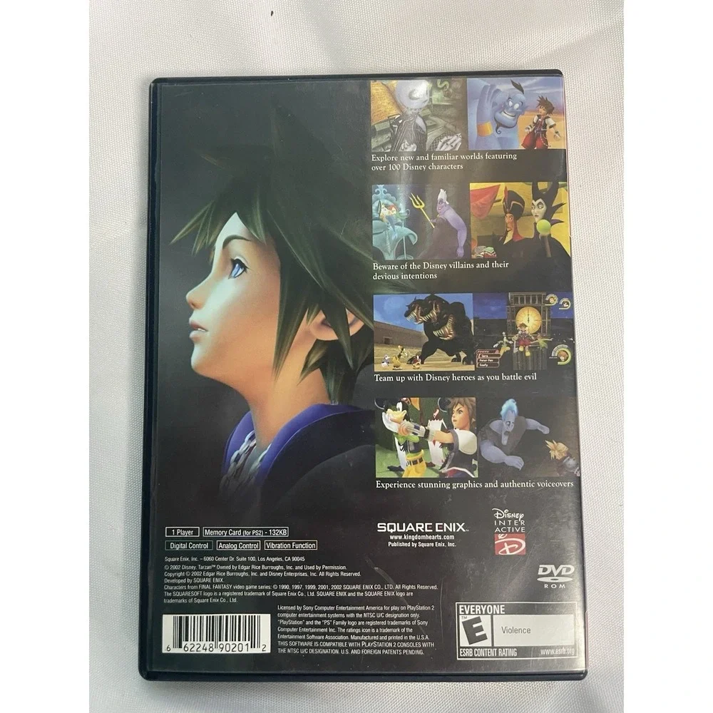 Kingdom‎ Hearts (Playstation 2 PS2) Complete Box Manual